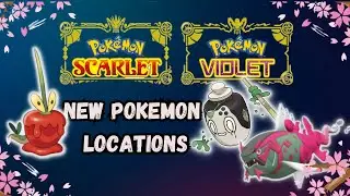 New Pokemon Locations from Kitakami Pokedex | Pokemon Scarlet Violet DLC Part 1 - The Teal Mask