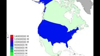 North America - Gross Value Added At Factor Cost - Time Lapse