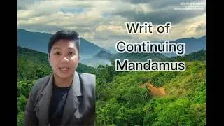 Writ of Kalikasan & Writ of Continuing Mandamus