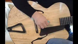 Shank Instruments - Nylon strings acoustic archtop guitar demo - Luthier Emanuele D'Alò