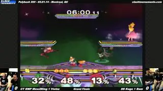 Polybash XIII - CT EMP Mew2King + Vwins vs SS Kage + Bam - Grand Finals - SSBM