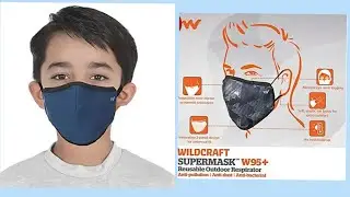 Wildcraft W95 mask - small size : unboxing and review ( The Golden Trio )
