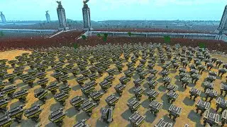 FUTURSTIC TURRET, T45 SHOTGUN & MISSILES VS 4.3 MILLION BEAST & ZOMBIES!! UEBS 2