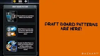 WWE SuperCard - DRAFT BOARD PATTERNS ARE HERE! Everything you need to know