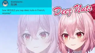 Rosemi said Deez Nuts, but in french