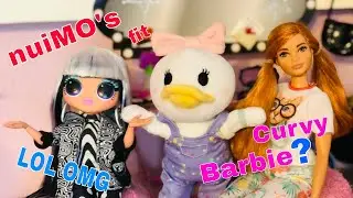 Nuimos Disney Clothing CanThey Fit Curvy Barbie & LOL OMG Dolls?|CurvyBarbieFashionistas| NuimoDaisy