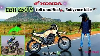 CBR 250 full modified🏆 Rally race bike 🏁full modified off road bike ⚡#ajikuttyr15 #bikemodification