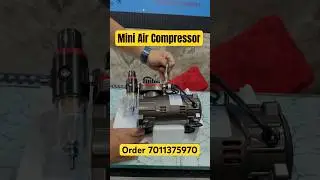Mini Air Compressor for Spray Gun @AirGa #compressor #spraypaint #airbrush #makeupartist #cakeart