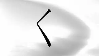 く Japanese Hiragana KU Flag Character