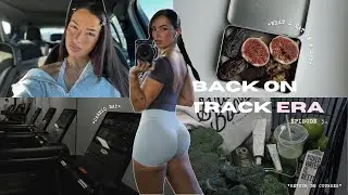 BACK ON TRACK ERA (épisode 3) *ce que je mange en perte de gras, cardio day + courses healthy*