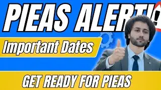 PIEAS Admission Schedule 2026 I PIEAS Entry Test Dates 2026 I PIEAS Admission 2026 Preparation