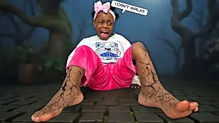 НОГИ МОЕЙ СЕСТРЫ НЕ МОГУТ ПЕРЕСТАТЬ РАСТАТЬ😱