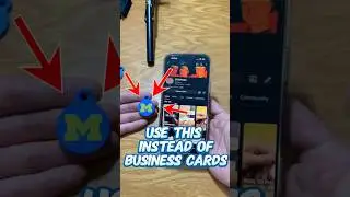 3D Printed Business Cards for a Keychain!