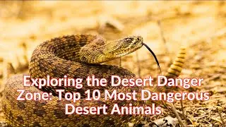 Top 10 Most Dangerous Desert Animals #animals #savannahexploration #safari safa
