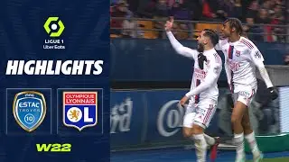 ESTAC TROYES - OLYMPIQUE LYONNAIS (1 - 3) - Highlights - (ESTAC - OL) / 2022/2023