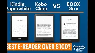 Kindle Paperwhite vs Kobo Clara vs Boox Go 6 (2025) | Best E-Reader Around $100?