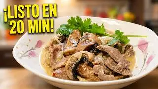 Ese Sabor que Falta en Tu Cocina Carne con Hongos