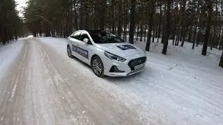 2017 Hyundai Sonata Business 2.4 GDI 6AT POV Test Drive in 4K!