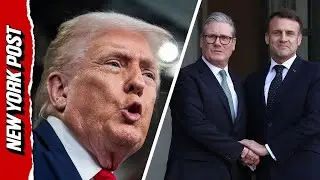 Trump Addresses Barbs with Emmanuel Macron and Keir Starmer