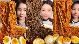 SPICIEST Noodles Challenge 🔥🌶️ | Full Mukbang Eating Video | Mukbang Real Sounds