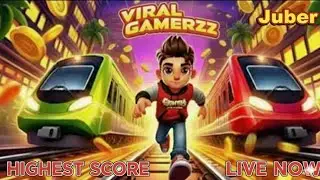 Viral Gamerzz is live now👑! &ldquo;Subway Surfers All-Time Biggest World Record 😱🔥&rdquo;! #live #viral