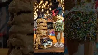 The tallest burger? #travel #food #dubai #burger #cheese #lotus #beef #ambience #shorts #reels