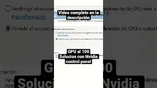 GPU Al 100 Fix NVIDIA Control Panel Dwm Explorer NvContainer