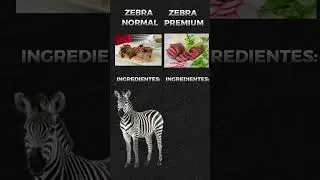 ZEBRA NORMAL VS ZEBRA PREMIUM #anime #memes