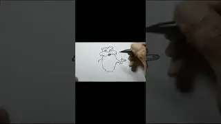 HOW TO DRAW LOREX FROM DR.SEUUS STEP BY STEP #SHORTS