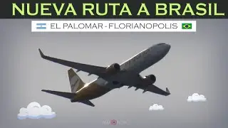 NUEVA ruta a BRASIL | BUENOS AIRES - FLORIAN&Oacute;POLIS | FLYBONDI ARGENTINA #Plane spotting