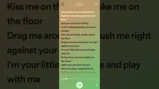 ecstasy - lyrics - spotify