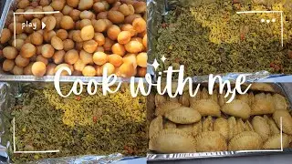 Cook With Me | Fried Rice, Puff puff & Meatpie. Party Lunch .
