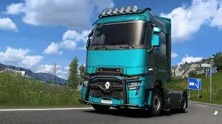 Renault - Heavy delivery with old truck  | No Commentary ETS 2 ProMod 2.80 | Log Stacker 54t #ets2