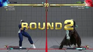 STREET FIGHTER V: Champion Edition - Chun-Li Track Suit costume meyerpark(Chun Li) vs DKC2 (Nash)