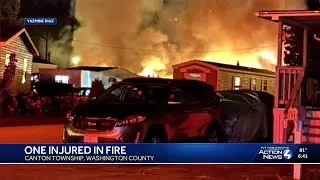 Dispatch: 1 injured in early morning mobile home fire in Canton Township