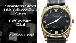 Rolex Cellini Two Tone Watch