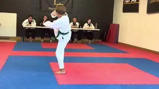 Karate red belt test 