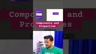 Figma Component Properties| Figma Component Tutorial Hindi | Figma Beginner Tutorial. #day20