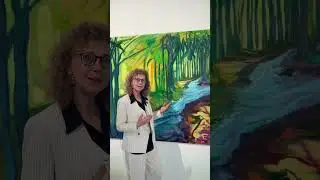 What is the story behind Sabine K&uuml;hner&acute;s painting Anthroposphere?