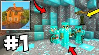 World Block Minicraft 3d Infinite Diamonds Glitch 😂 Multiplayer Survival Series Part 1