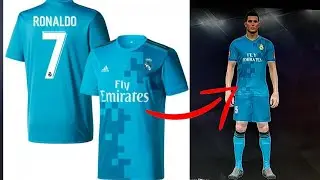 Cómo hacer la camiseta del Real Madrid en PES 