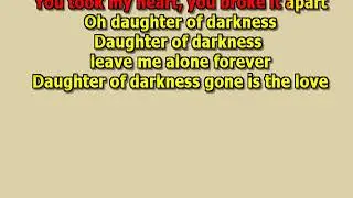 Daughter of darkness Tom Jones best karaoke instrumental lyrics