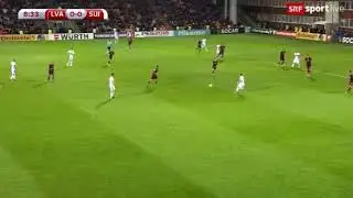 Latvia 0 - 1  Switzerland  ,,  9'   (Lichtsteiner S.) Seferovic H.