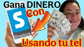 COMO SE USA 👉SHOPKICKS 🚨LA APP Q TE DA DINERO POR ESCANEAR PRODUCTOS 🔥