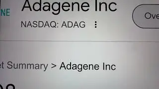 🔴 Adagene Inc. ADAG Stock Trading Facts 🔴