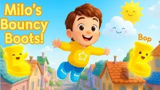 Milo&rsquo;s Bouncy Boots! | Fun Kids Rhyme & Adventure Song | Learning with Milo