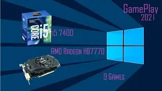 Benchmark i5 7400 + AMD Radeon HD7770
