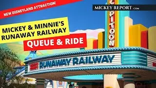 (NEW 2023) Mickey and Minnie's Runaway Railway |  Disneyland Resort | Queue & Complete Ride