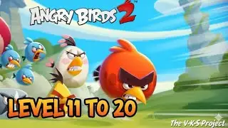 Angry Birds 2 - Levels 11-20 Walkthrough | New Hatchlings & Boss Fights!😱 #gameplay #gaming #viral 