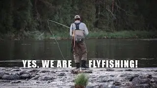 We Are Fly Fishing, River Vojm&aring;n, Graylings Highway